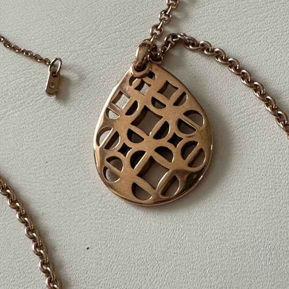 Fossil necklace rose gold steel plated - Picture 7 of 7